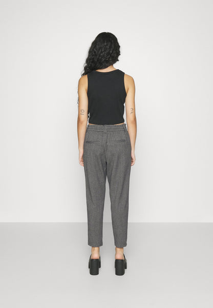 ONLY Petite ONLPOPTRASH ELISE EASY PAN - Trousers - Dark Grey Melange