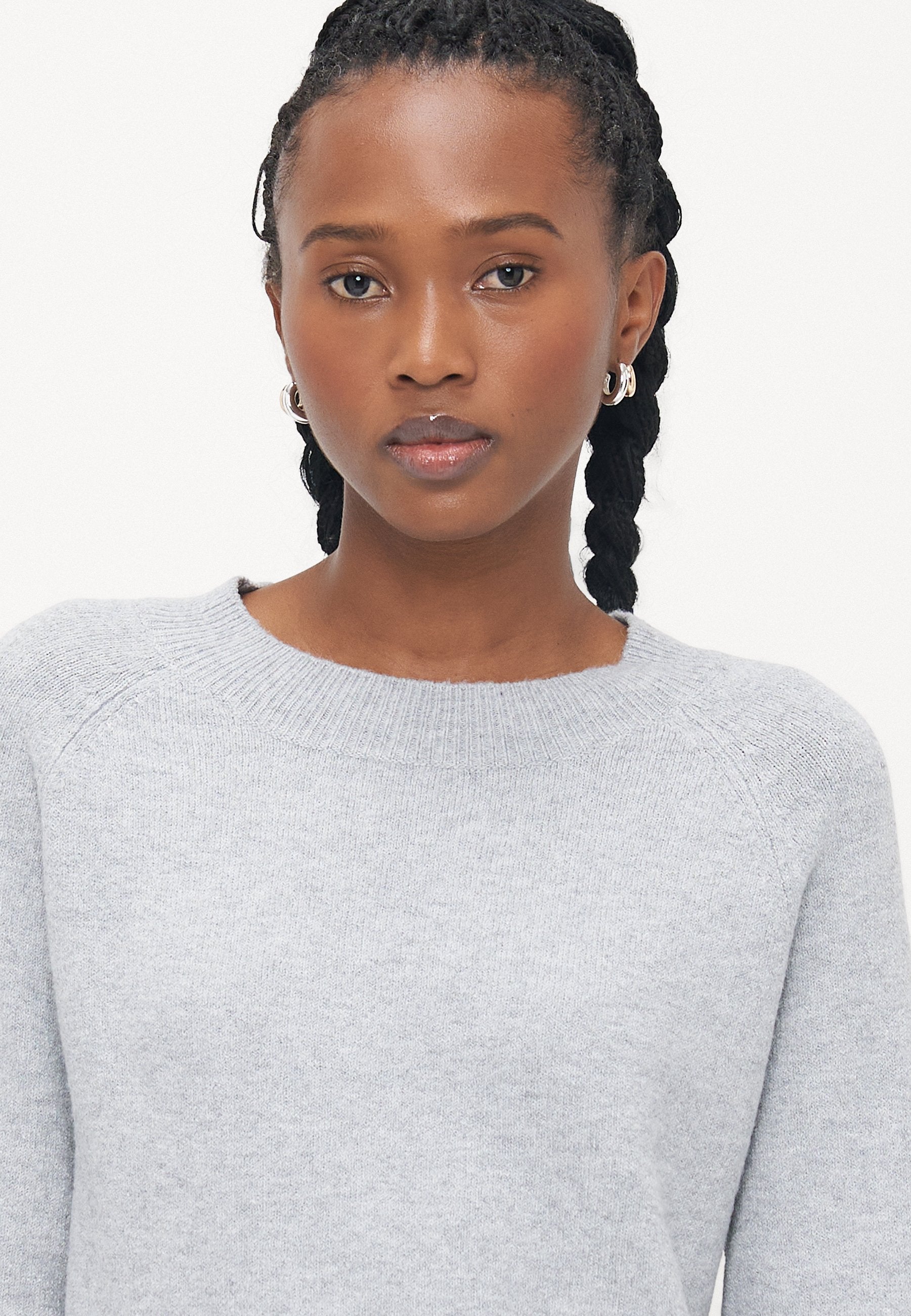 ONLY Petite ONLRICA LIFE - Jumper - Light Grey Melange