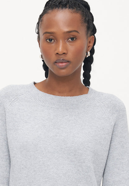 ONLY Petite ONLRICA LIFE - Jumper - Light Grey Melange
