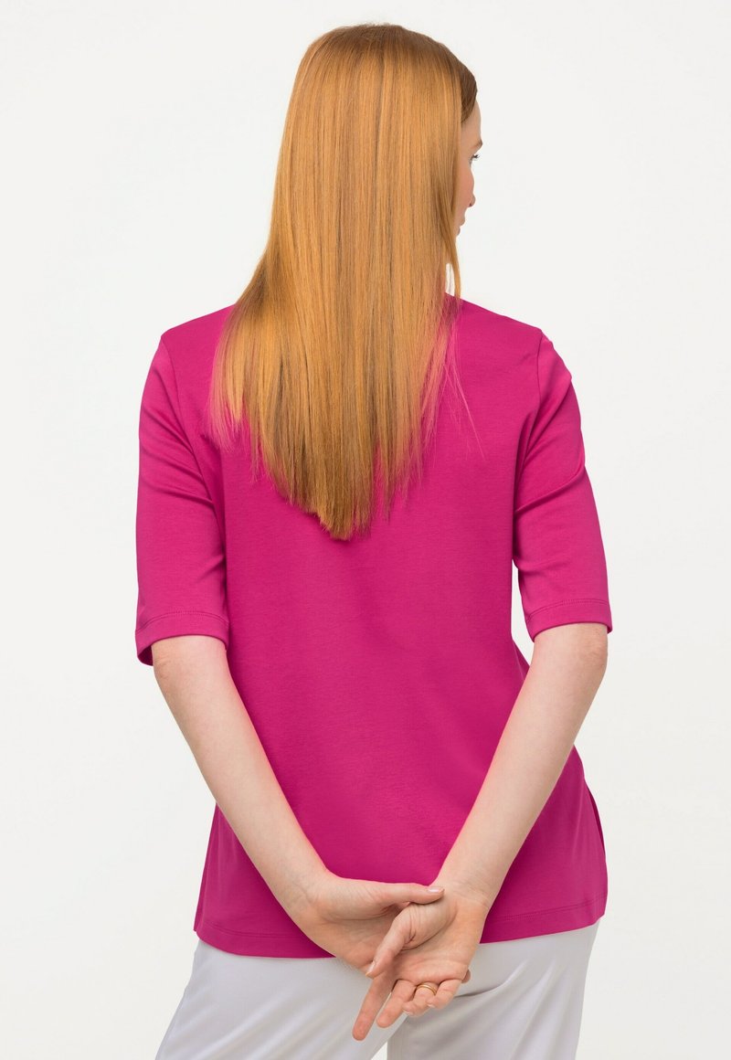 Ulla Popken COUPE CLASSIQUECOL PIMA - Poloshirt - Rose Fuchsia