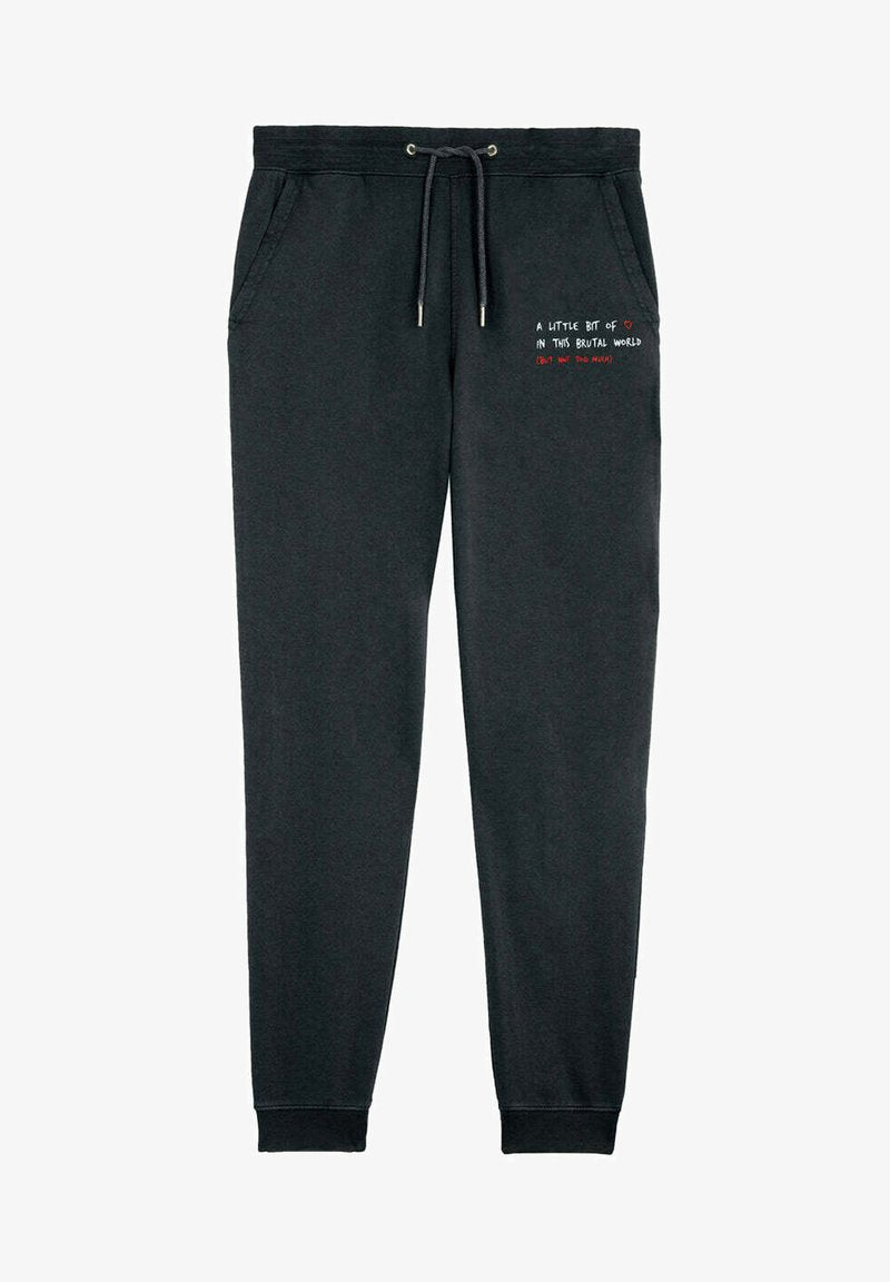  BRUTAL EMBROIDERY VINTAGE - Jogginghose - Mustard Yellow