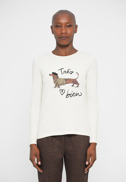  RENOIR - Long Sleeved Top - Ecru