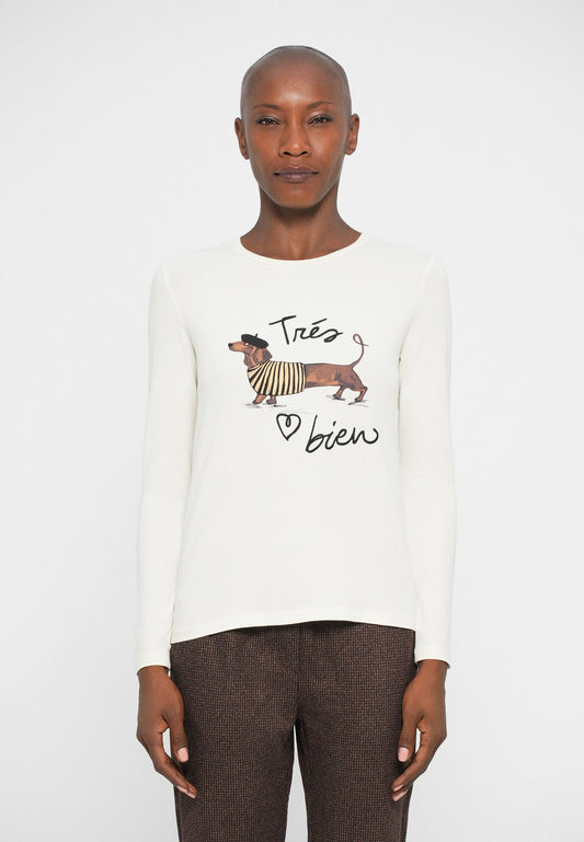  RENOIR - Long Sleeved Top - Ecru