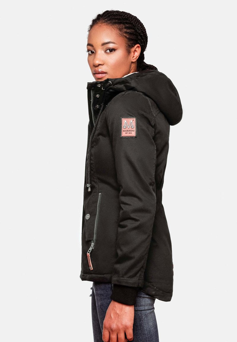 Marikoo MANOLYA - Wintermantel - Black