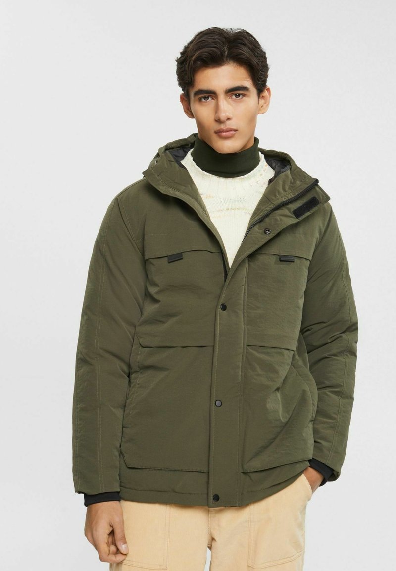 Edc By Esprit OUTDOOR - Wintermantel - Dark Khaki
