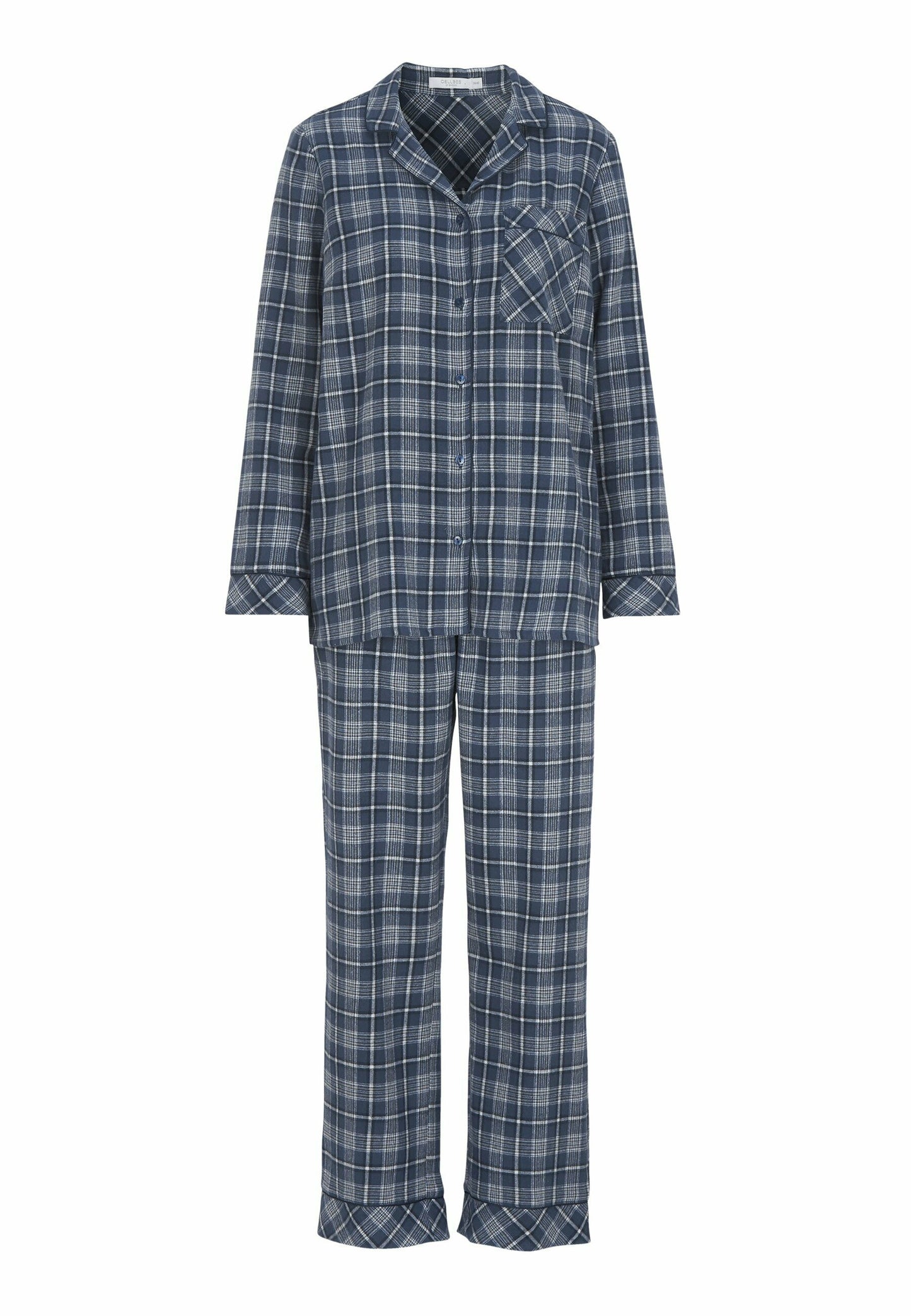  CHECKED SET - Pyjama Set - Blue Checked