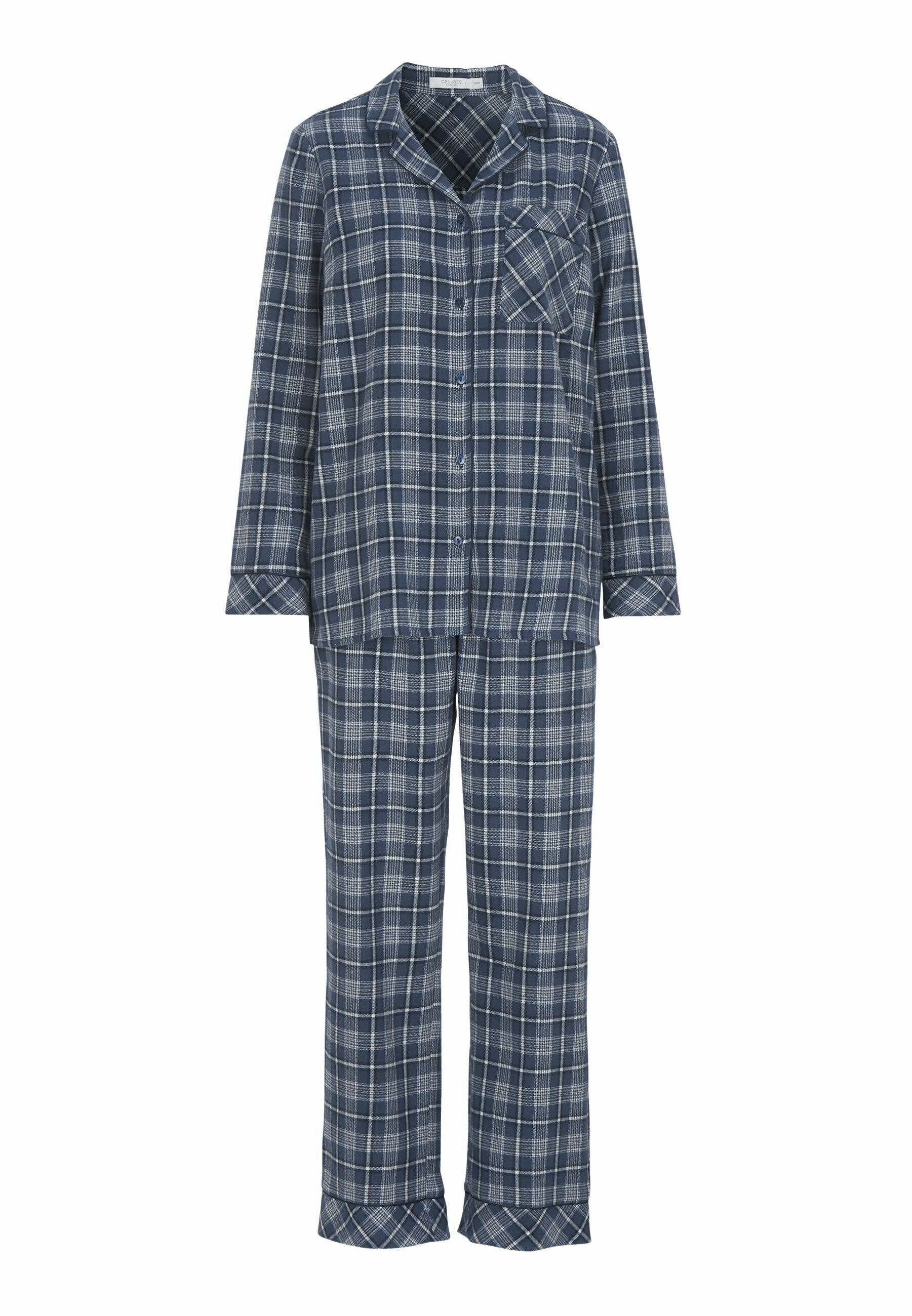  CHECKED SET - Pyjama Set - Blue Checked