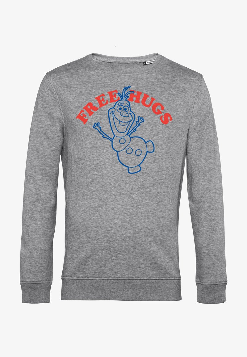 Henry Tiger FROZEN FREE HUGS - Sweatshirt - Heather Grey