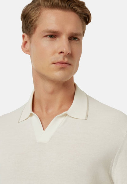  CRÊPE - Poloshirt - White