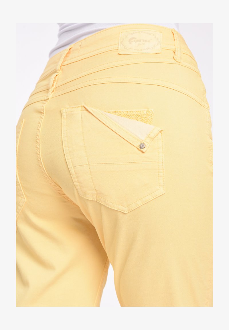 GANG AMELIE CROPPED - Jeans Slim Fit - Ice Blue Bijou
