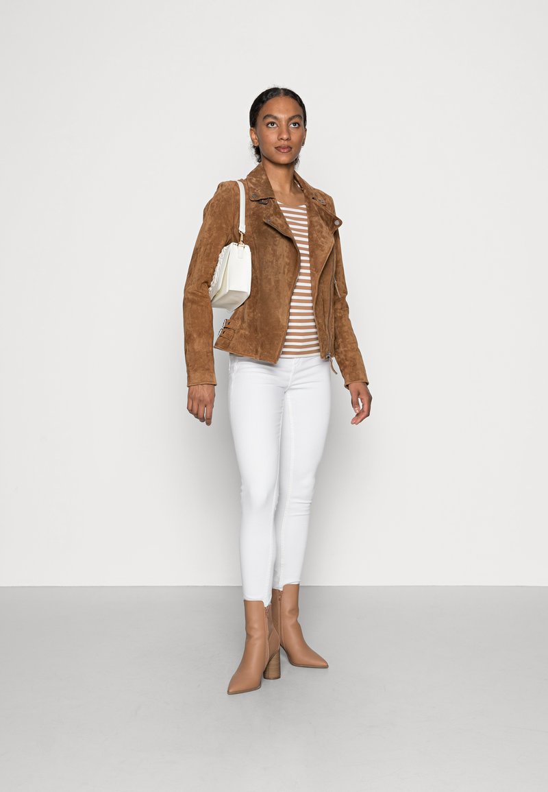 Gant Langarmshirt - Roasted Walnut