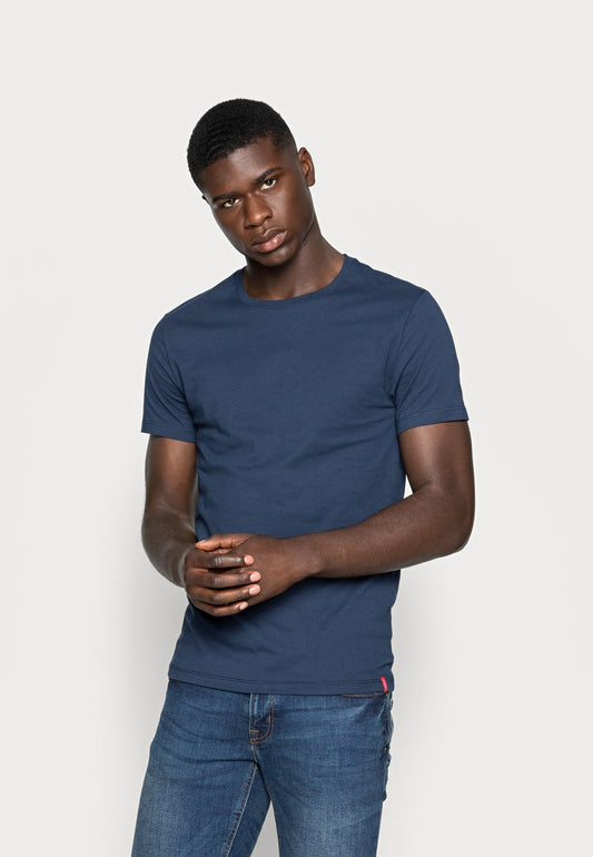  SLIM CREWNECK 2 PACK - T-Shirt Basic - Blues/white