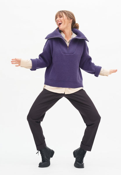  ARIL - Stoffhose - Aubergine