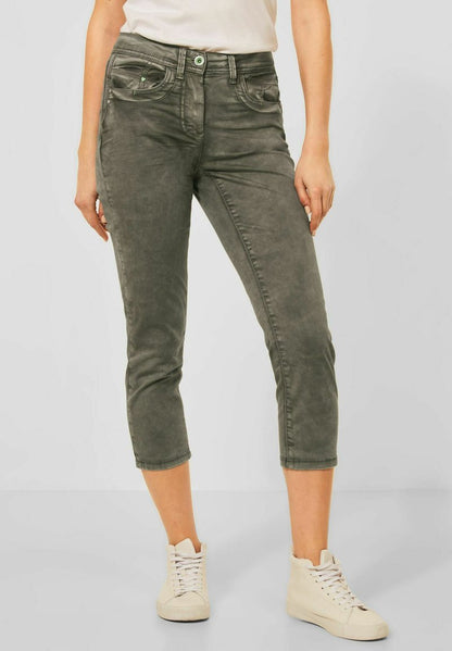 Cecil CASUAL FIT - Stoffhose - Grün