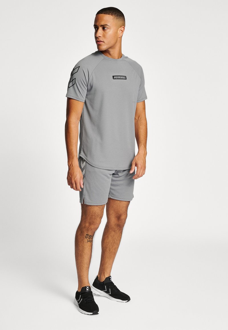 Hummel TOPAZ - T-Shirt Print - Sharkskin