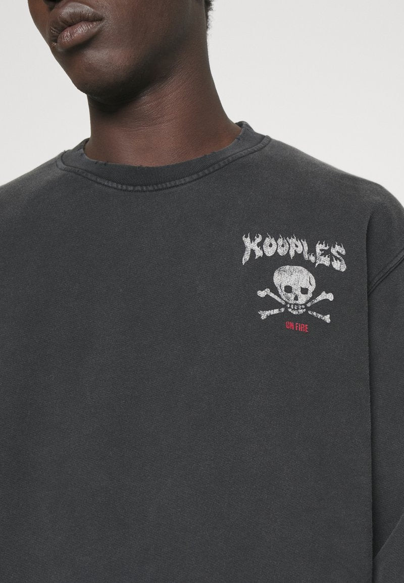 THE KOOPLES Sweatshirt - Black Washed