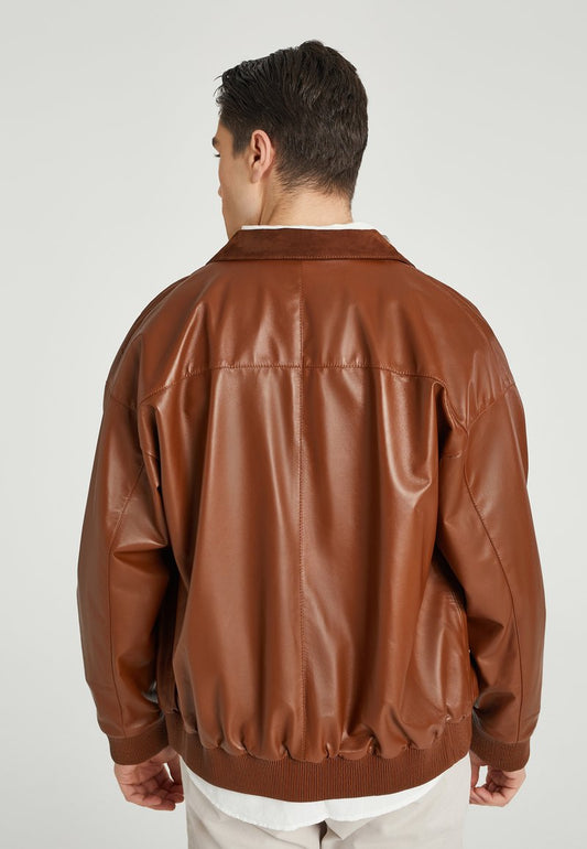  CROISE - Lederjacke - Whisky