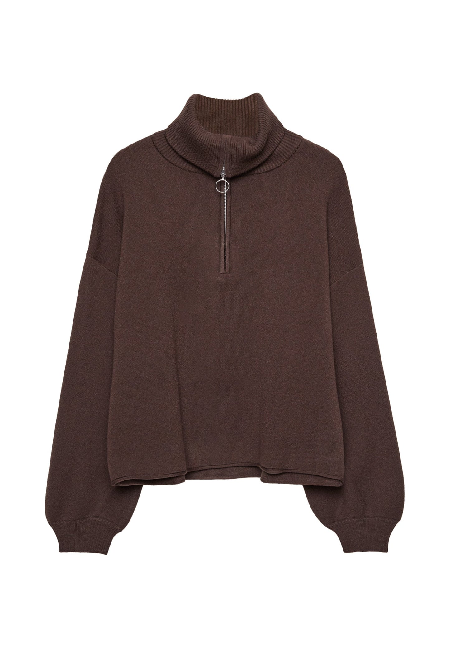Stradivarius WITH ZIP - Jumper - Green