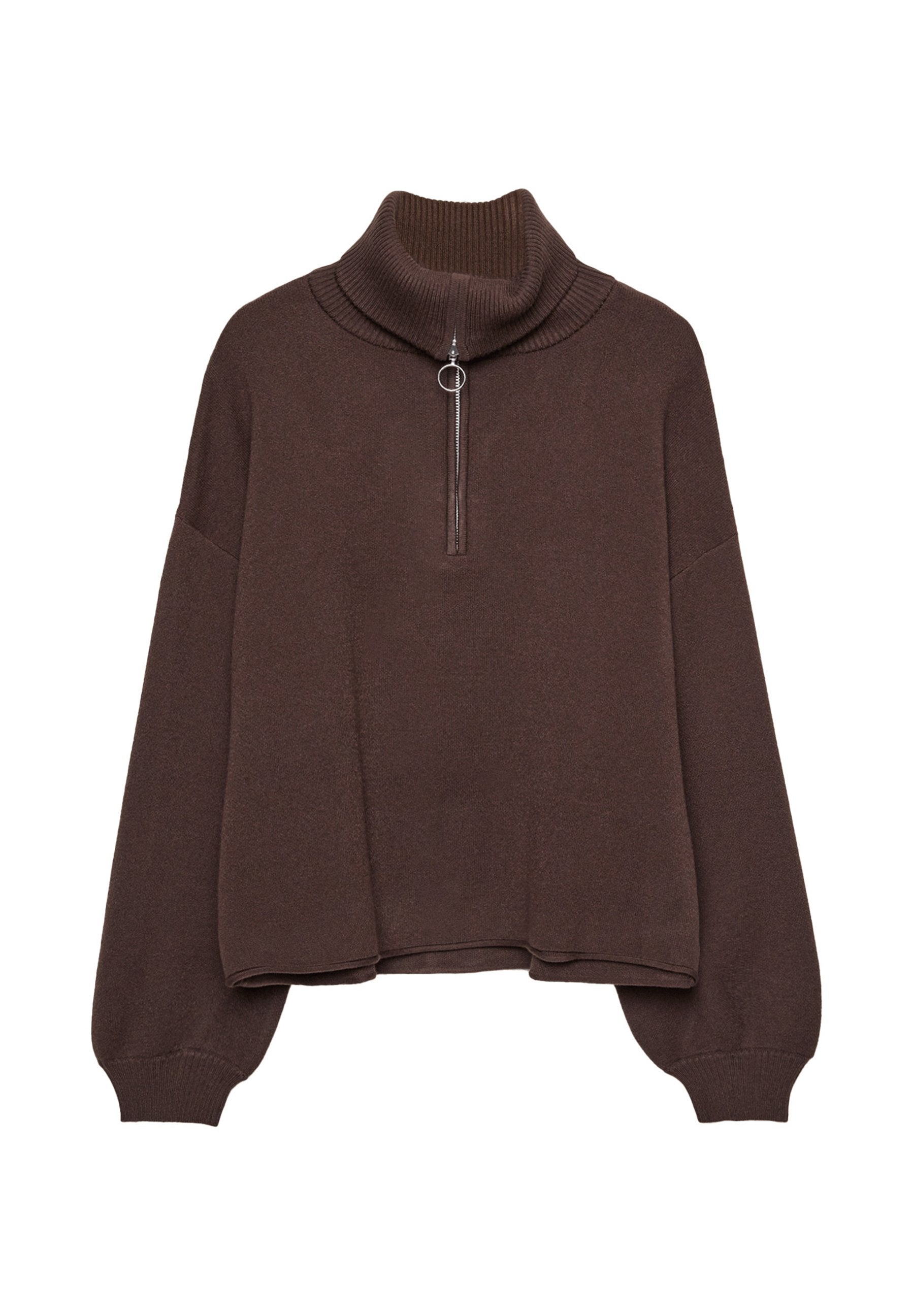 Stradivarius WITH ZIP - Jumper - Green