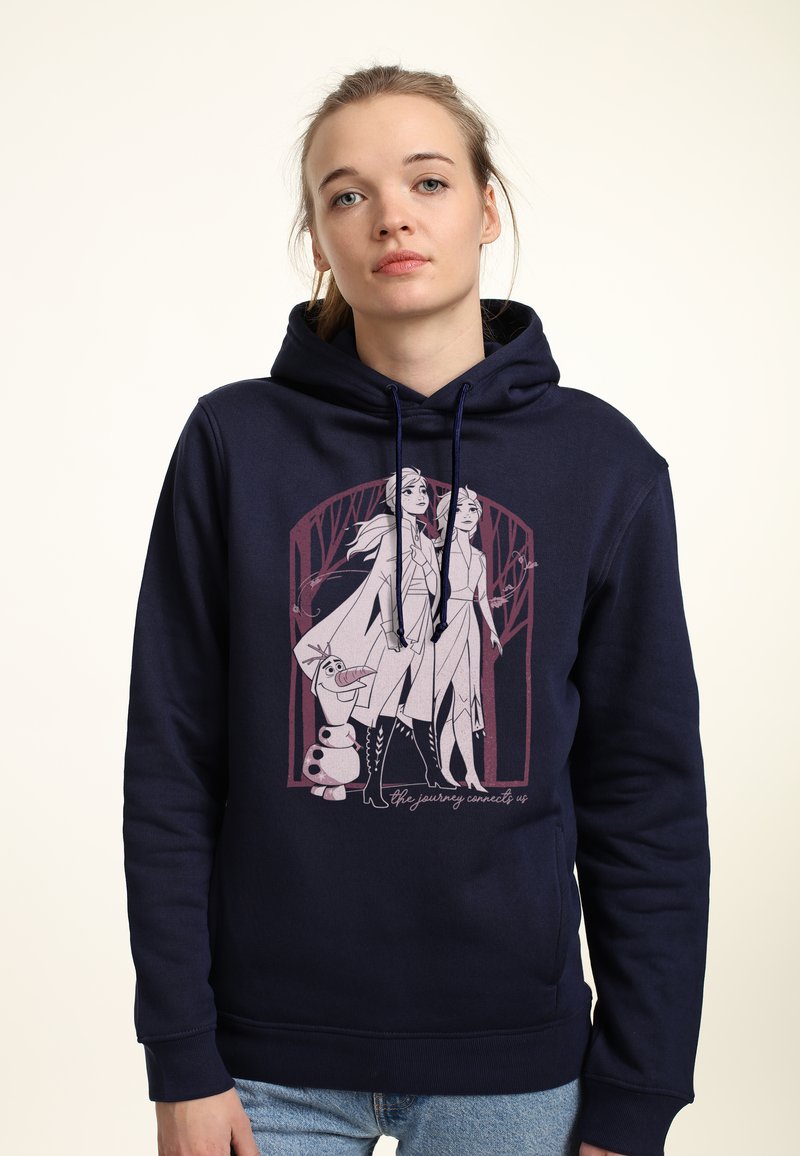 Henry Tiger FROZEN 2 FOREST FRAME - Kapuzenpullover - Navy Blue