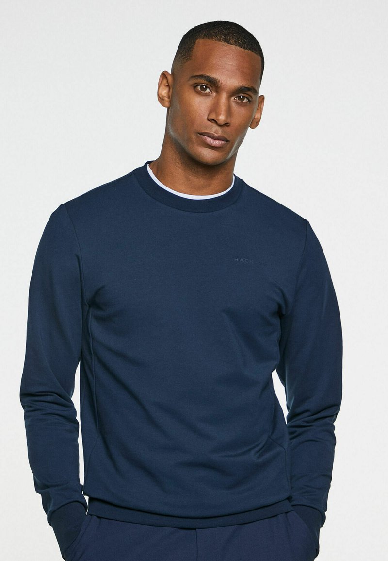 Hackett London ESSENTIAL CREW - Sweatshirt - Dusty Olive