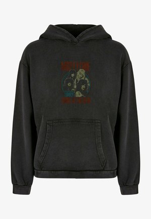  MOTLEY CRUE - SATD VINTAGE ACID WASHED OVERSIZE - Kapuzenpullover - Asphalt