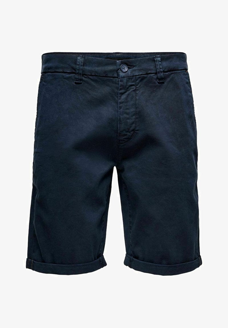 Only & Sons ONSPETER OVERDYED - Shorts - Dark Navy