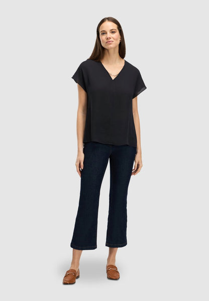  AVEC BOUCLE - Bluse - Nero