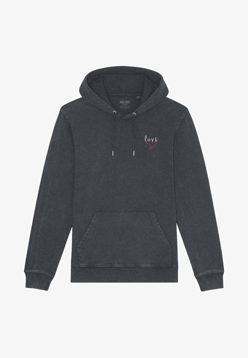  LOVE BROD VINTAGE UNISEX - Kapuzenpullover - Blue