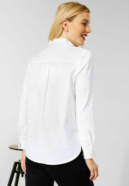 STREET ONE IN UNI - Hemdbluse - Weiß