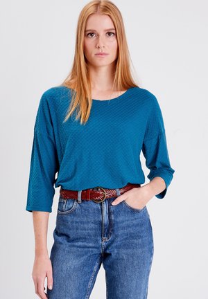  MIT KURZEN ÄRMELN - T-Shirt Basic - Jaune Moutarde