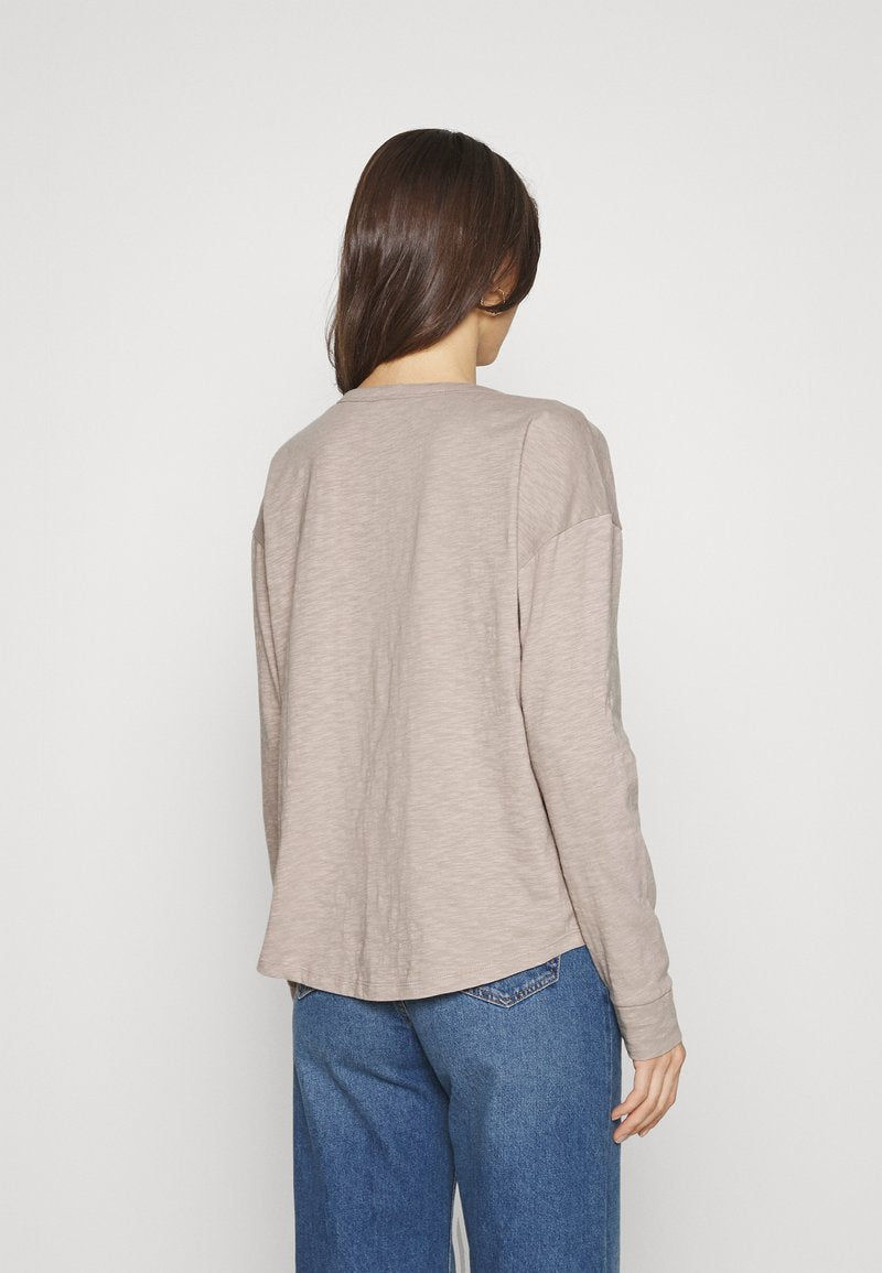  SHINE TEE - Langarmshirt - Quail