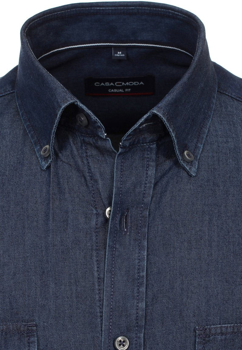  UNI CASUAL FIT - Hemd - Dunkelblau