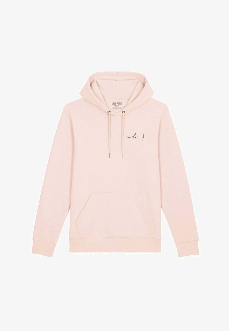  FREQUENCY EMBROIDERY UNISEX - Kapuzenpullover - Light Pink