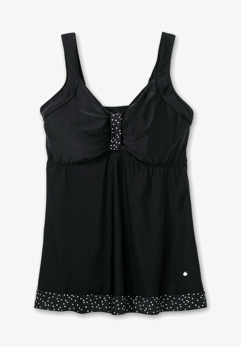 Sheego Bikini-Top - Schwarz Gepunktet