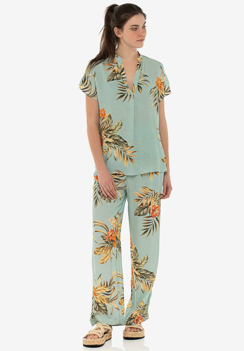 True Religion PALM - Stoffhose - Balsam Green