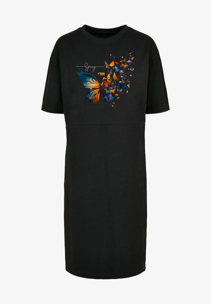 F4NT4STIC SCHMETTERLING FRÜHLINGS - Jerseykleid - Schwarz