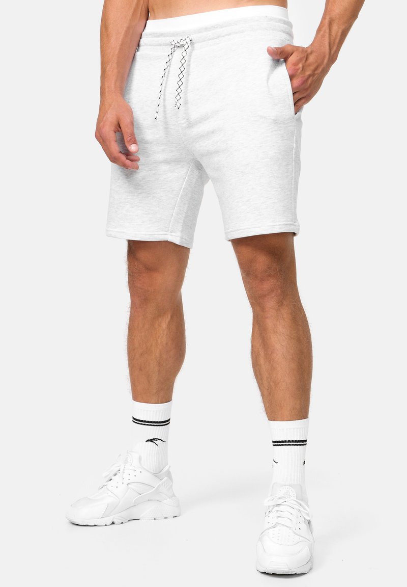 Indicode Jeans ALDRICH - Shorts - Ecru Mix
