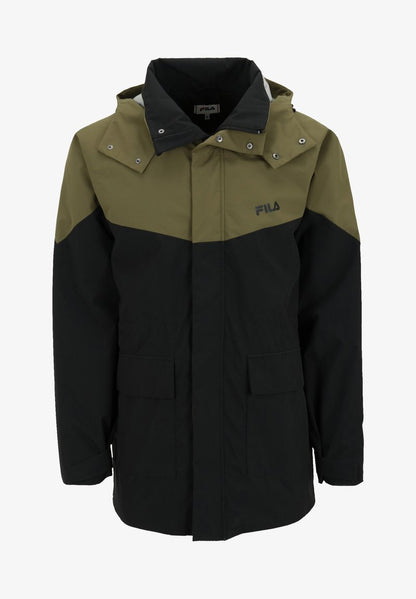 Fila APPAREL TANVALD - Parka - Moonless Night/burnt Olive
