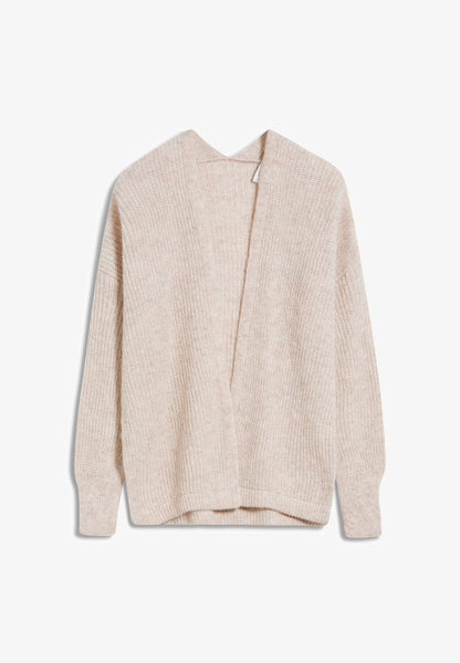 Armedangels VILANAA - Strickjacke - Kinoko Melange-oatmilk
