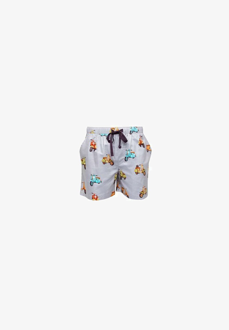 Cyberjammies LUCA VESPA PRINT - Nachtwäsche Hose - Grey Vespa