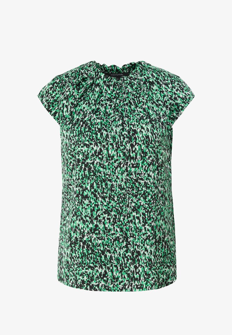 Comma T-Shirt Print - Schwarz