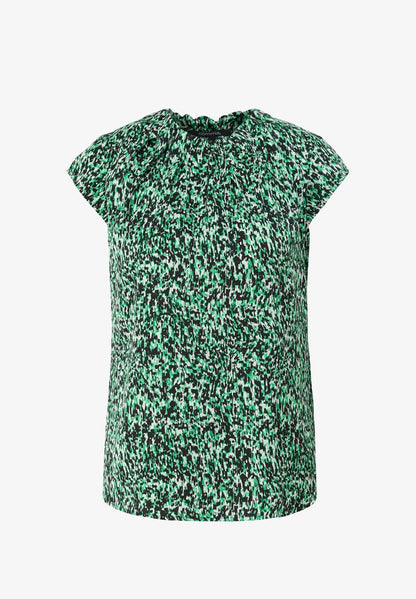 Comma T-Shirt Print - Schwarz