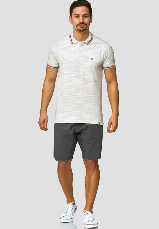 Indicode Jeans Poloshirt - Offwhite
