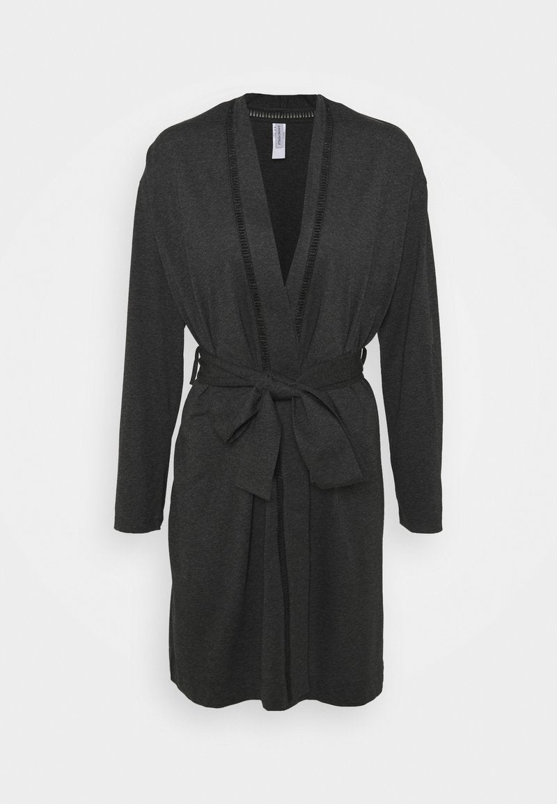  BRUME KIMONO - Bademantel - Anthracite Grey
