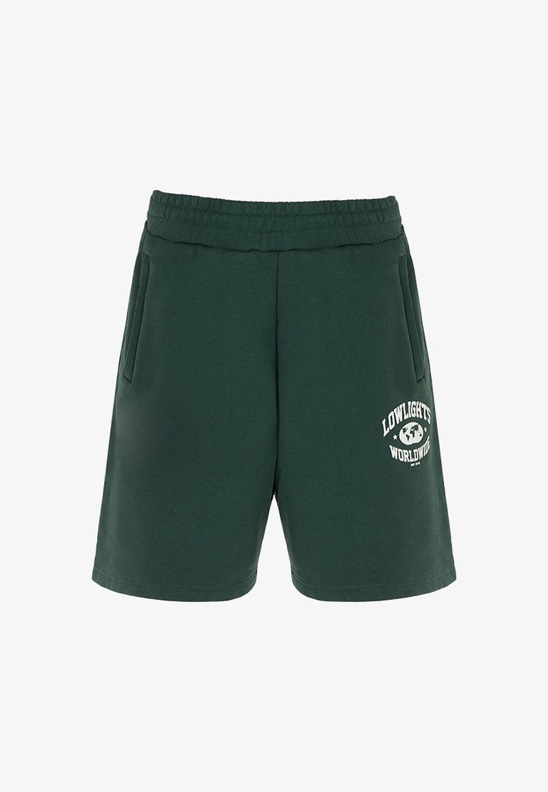  EMBROIDERY UNISEX - Shorts - Khaki