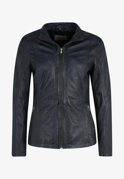  SHARRY - Lederjacke - Navy