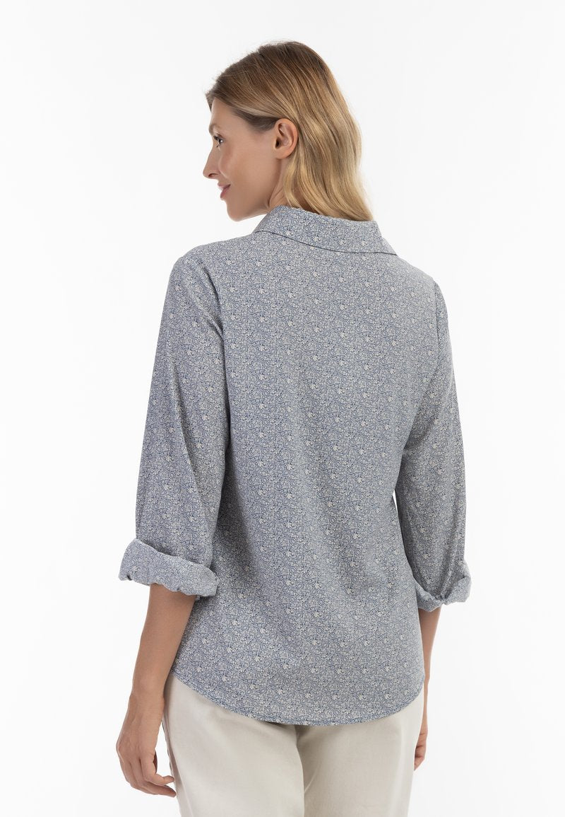 Usha QISHA - Hemdbluse - Blau