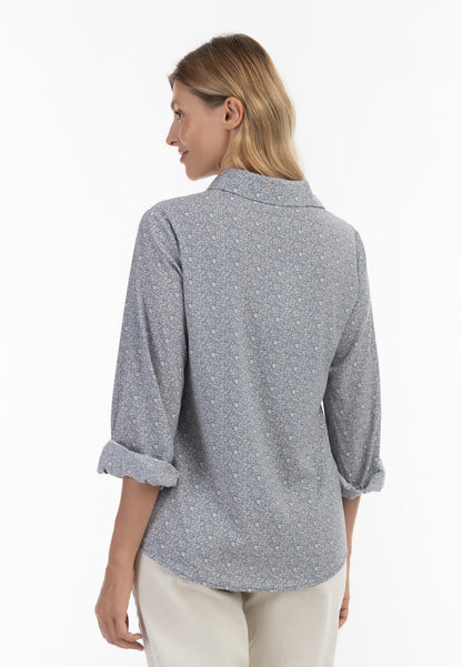 Usha QISHA - Hemdbluse - Blau