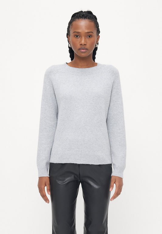 ONLY Petite ONLRICA LIFE - Jumper - Light Grey Melange